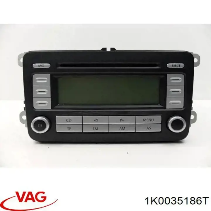 Compre 1K0035186T VAG Aparelhagem de som (rádio AM/FM)
