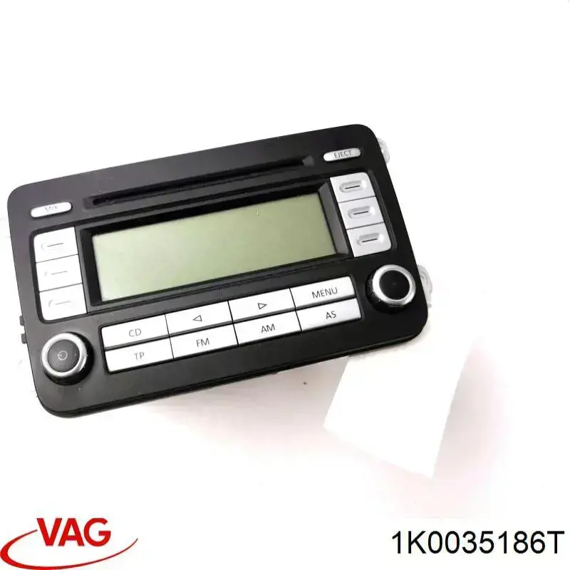 Aparelhagem de som (rádio AM/FM) 1K0035186T VAG