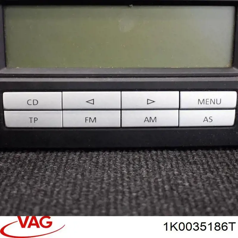 Aparelhagem de som (rádio AM/FM) VAG 1K0035186T
