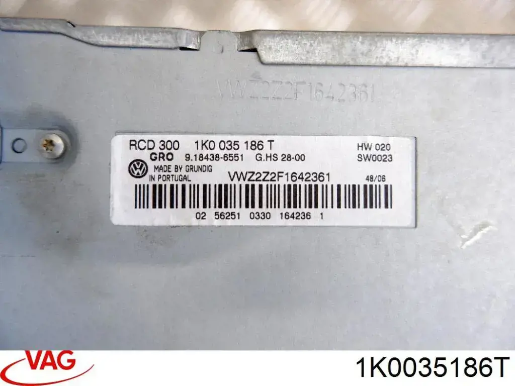 Aparelhagem de som (rádio AM/FM) VAG 1K0035186T preço, a partir de 81,72 USD