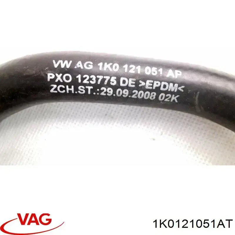 Mangueira (cano derivado) do sistema de esfriamento VAG 1K0121051AT preço, a partir de 16,81 USD
