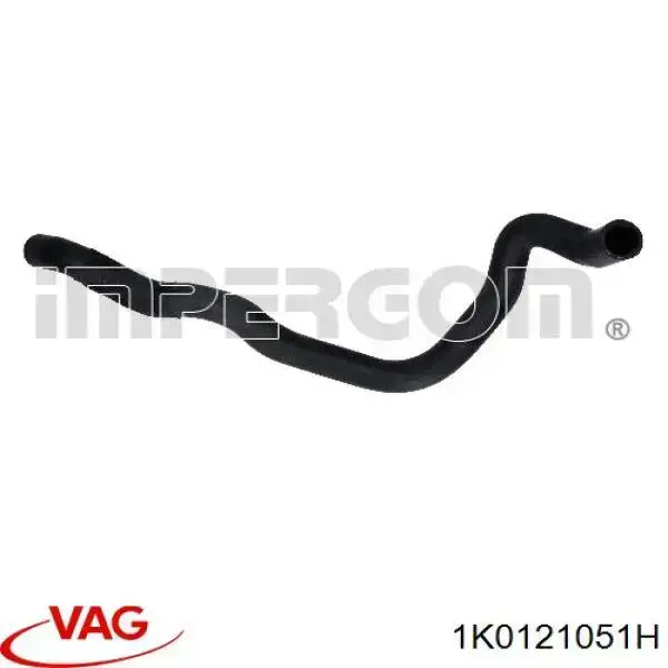 Compre 1K0121051H VAG Mangueira (cano derivado) inferior do radiador de esfriamento