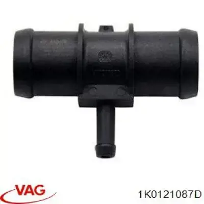 1K0121087D VAG Flange do sistema de esfriamento (união em T)