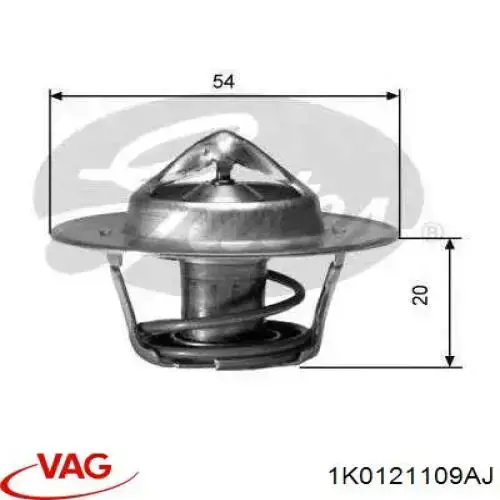  VAG 1K0121109AJ preço, a partir de 46,50 USD