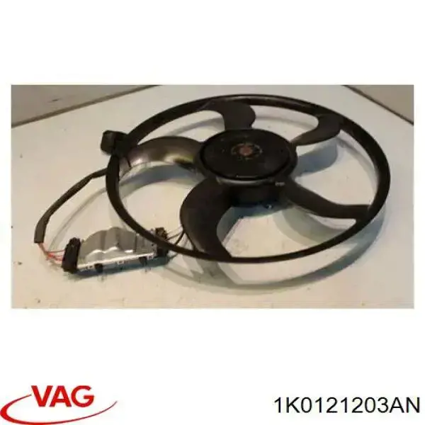 1K0959455DN VAG Difusor do radiador de esfriamento
