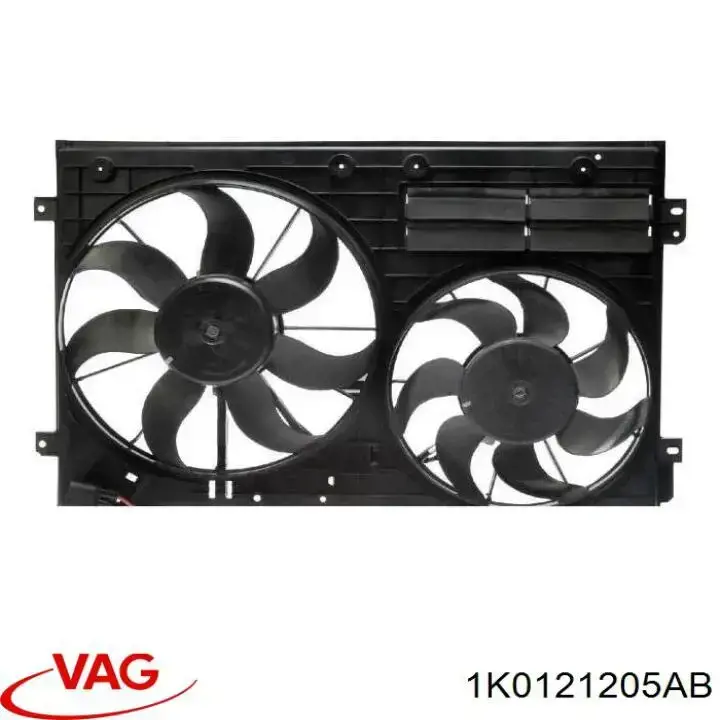 Difusor do radiador de esfriamento VAG 1K0121205AB preço, a partir de 54,27 USD