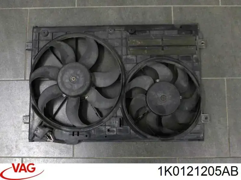 Compre 1K0121205AB VAG Difusor do radiador de esfriamento