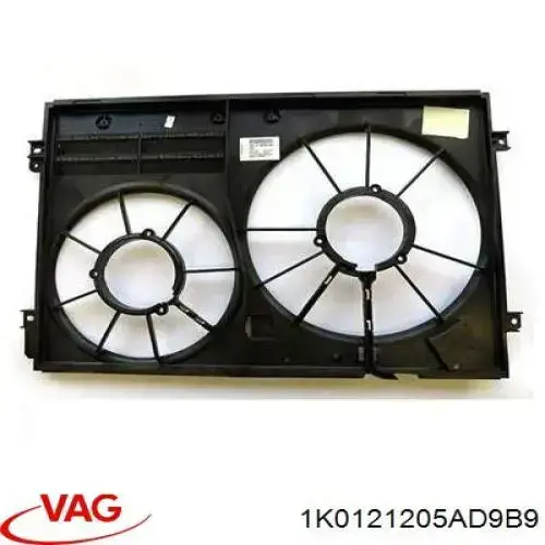 Difusor do radiador de esfriamento VAG 1K0121205AD9B9 preço, a partir de 78,32 USD