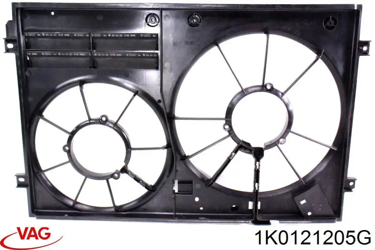 Compre 1K0121205G VAG Difusor do radiador de esfriamento