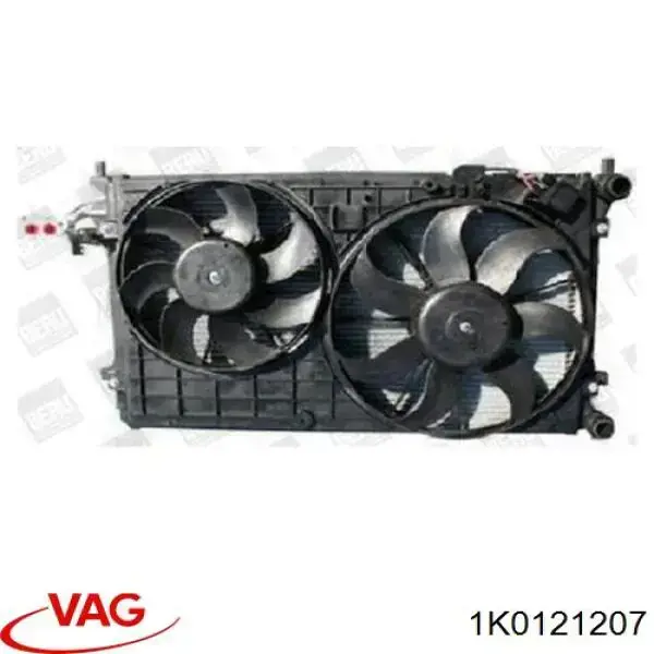 Difusor do radiador de esfriamento VAG 1K0121207 preço, a partir de 81,72 USD