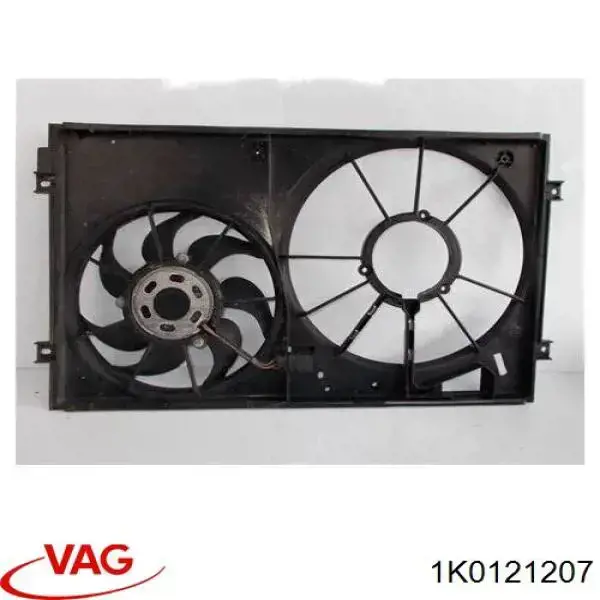 Compre 1K0121207 VAG Difusor do radiador de esfriamento