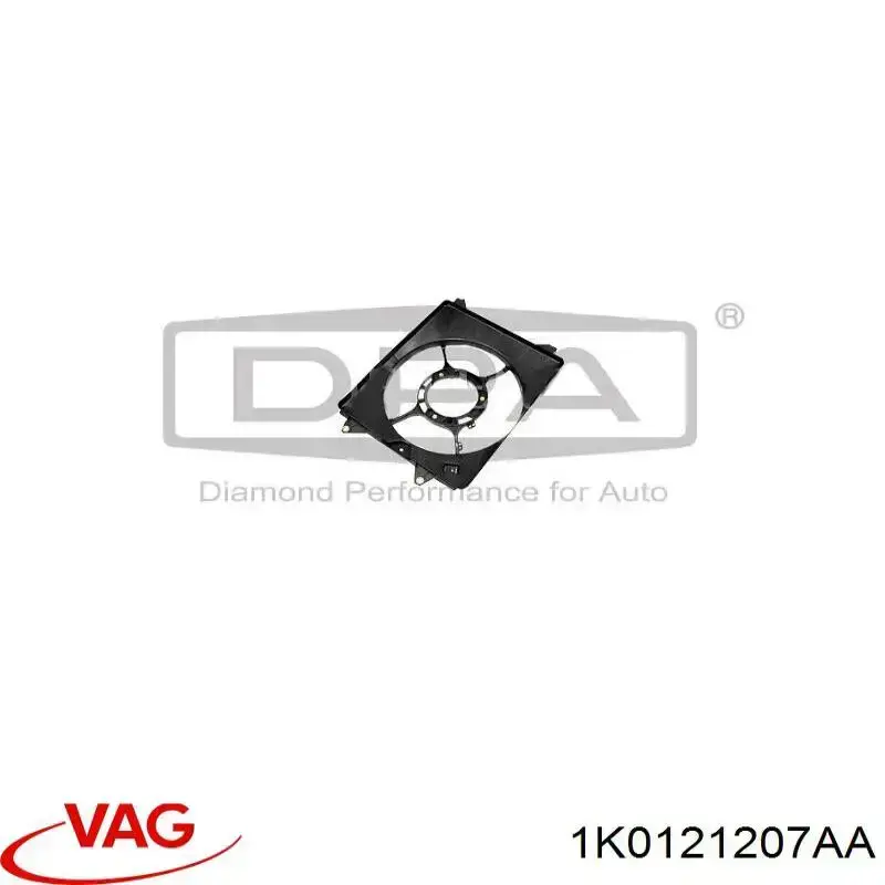 Difusor do radiador de esfriamento VAG 1K0121207AA preço, a partir de 56,21 USD
