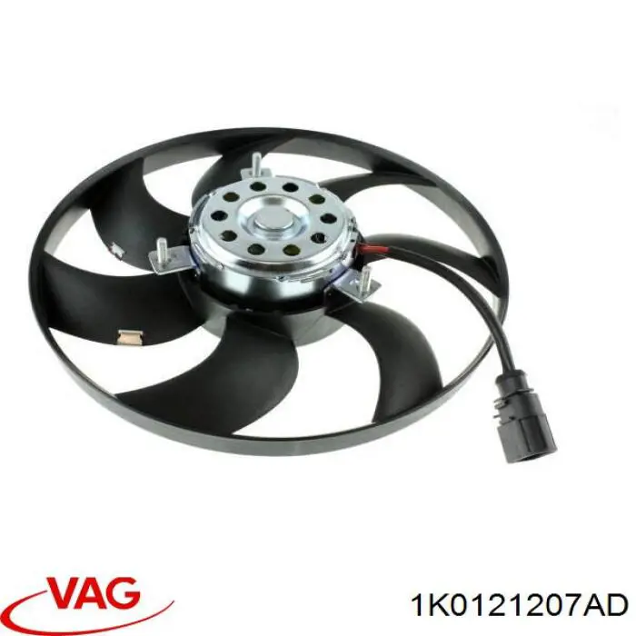 Difusor do radiador de esfriamento, montado com motor e roda de aletas VAG 1K0121207AD preço, a partir de 120,88 USD