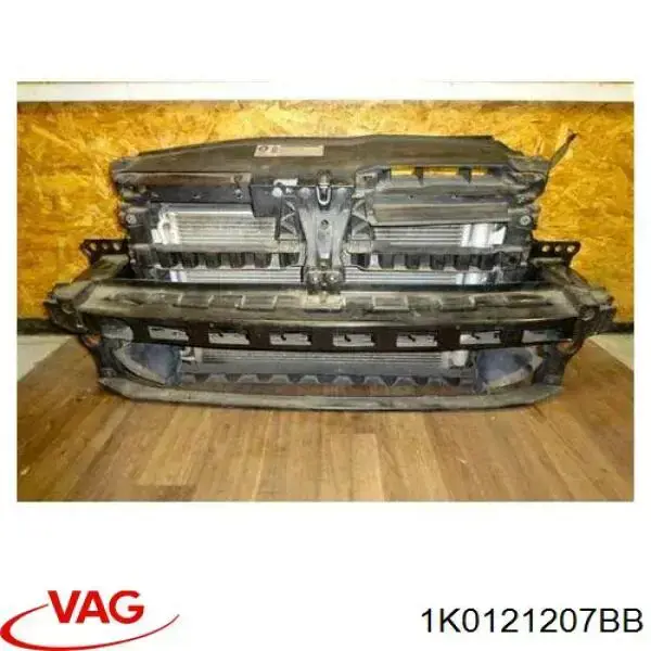 Compre 1K0121207BB VAG Difusor do radiador de esfriamento
