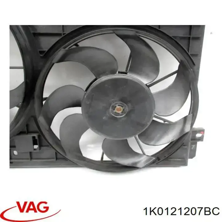 Difusor do radiador de esfriamento 1K0121207BC VAG