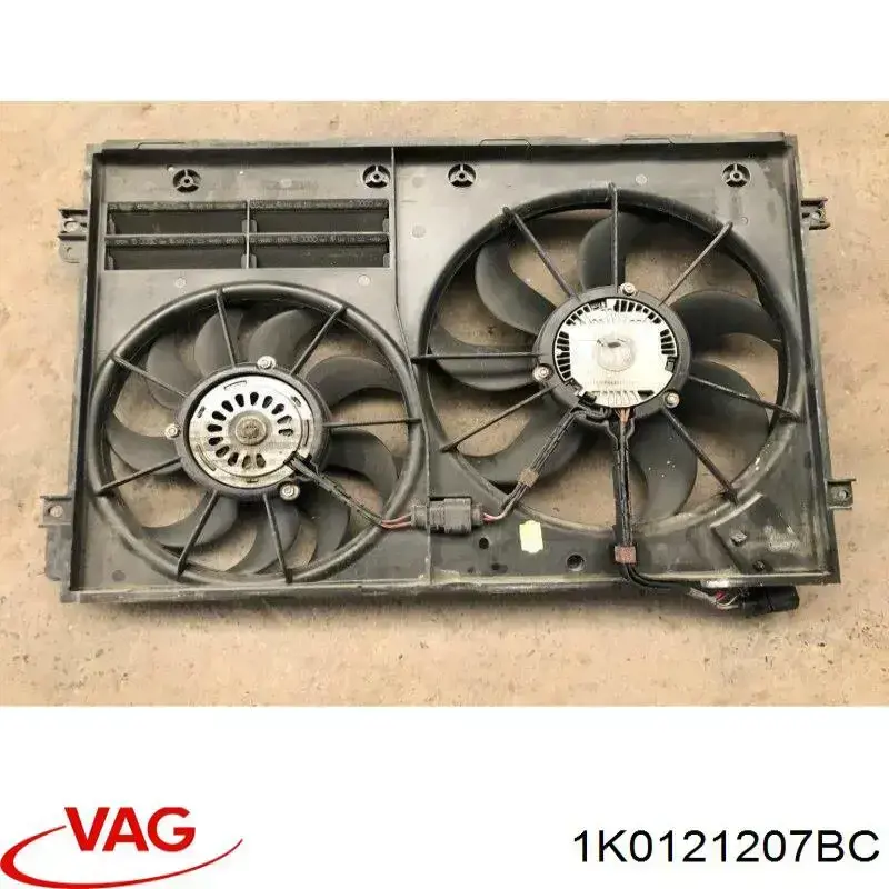 1K0121207BC VAG Difusor do radiador de esfriamento