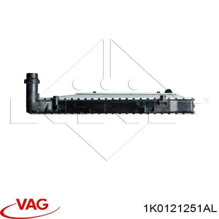 Compre 1K0121251AL VAG Radiador de esfriamento de motor