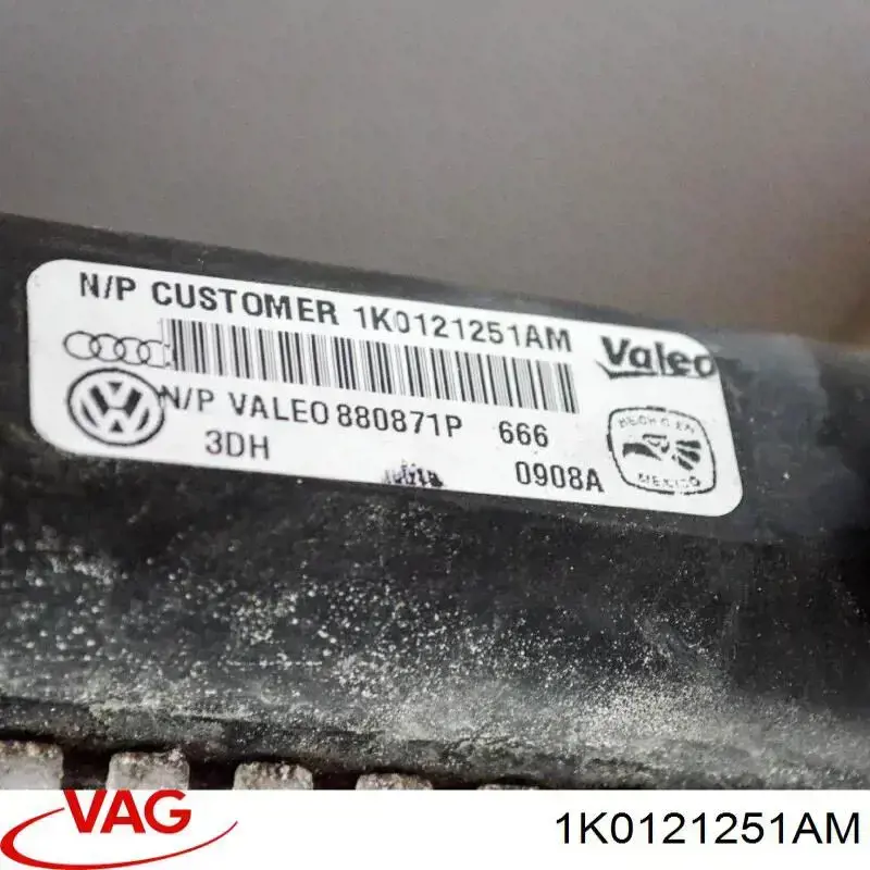 Compre 1K0121251AM VAG Radiador de esfriamento de motor