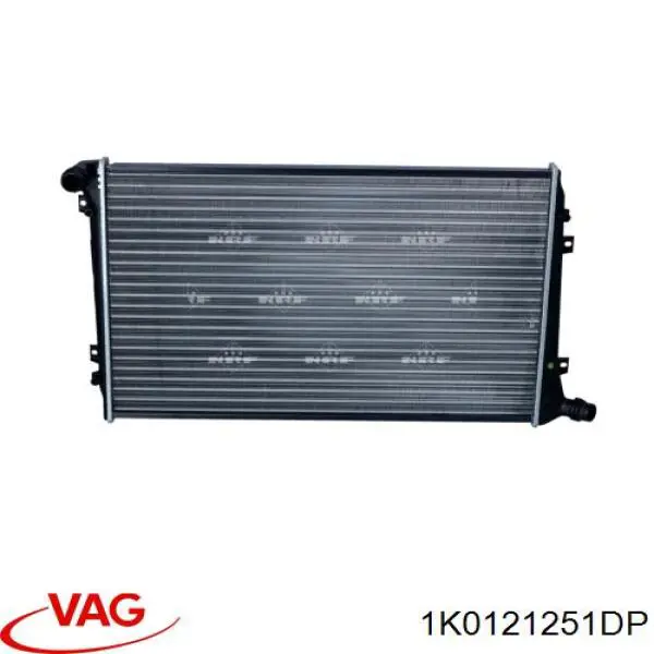 Compre 1K0121251DP VAG Radiador de esfriamento de motor