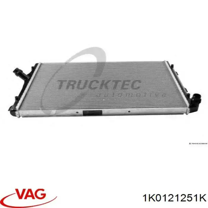 Compre 1K0121251K VAG Radiador de esfriamento de motor