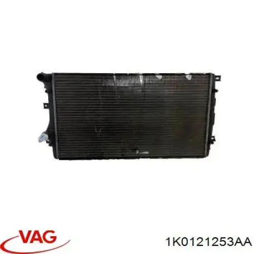Compre 1K0121253AA VAG Radiador de esfriamento de motor