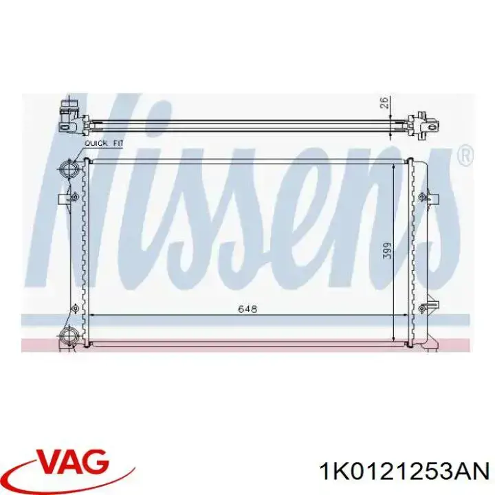 Radiador de esfriamento de motor VAG 1K0121253AN preço, a partir de 59,70 USD