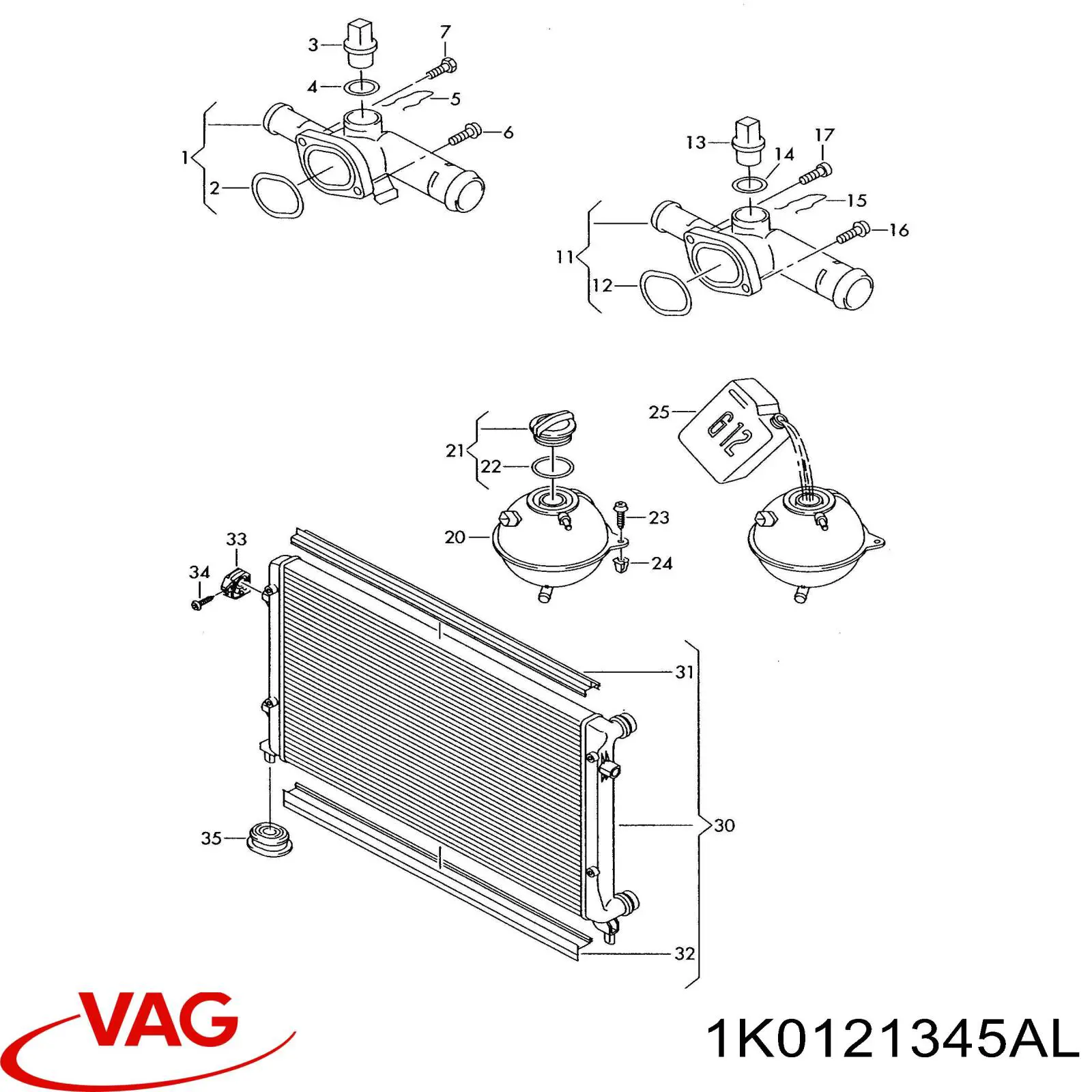 1K0121345AL VAG 