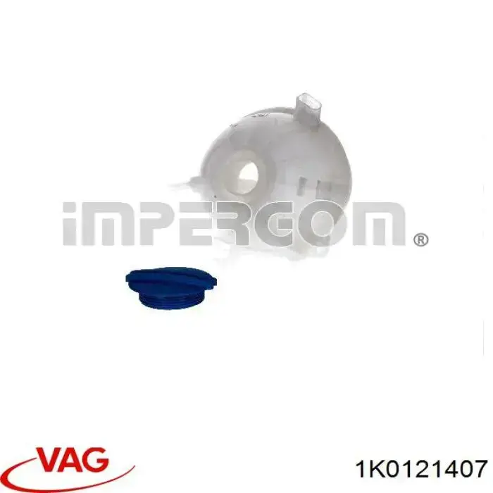 Compre 1K0121407 VAG Tanque de expansão do sistema de esfriamento