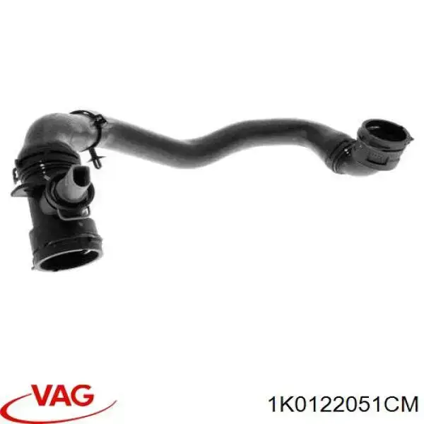 1K0122051CM VAG Mangueira (cano derivado) inferior do radiador de esfriamento