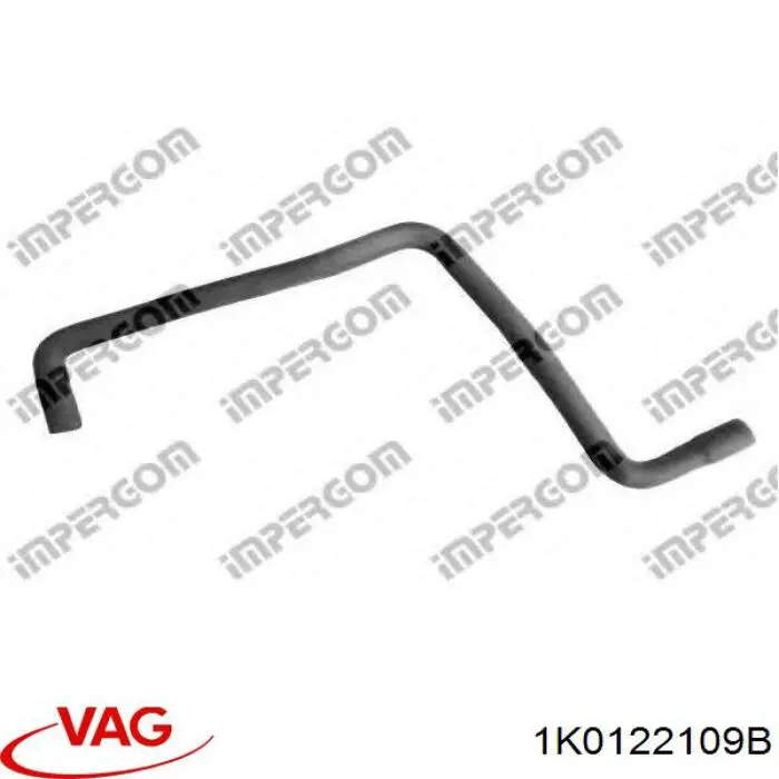 1K0122109B VAG Mangueira inferior do tanque de expansão
