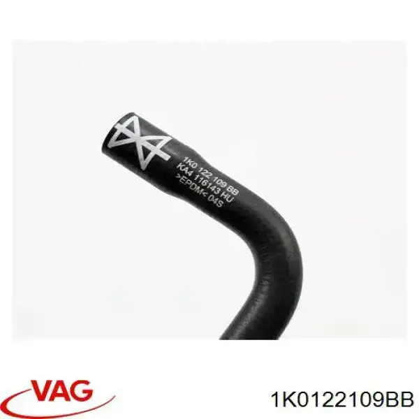 Mangueira (cano derivado) do sistema de esfriamento VAG 1K0122109BB preço, a partir de 33,41 USD