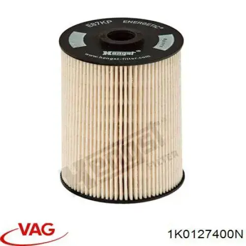 1K0127400N VAG Filtro de combustível