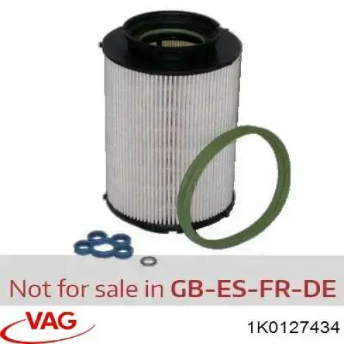 Filtro de combustível VAG 1K0127434 preço, a partir de 18,59 USD