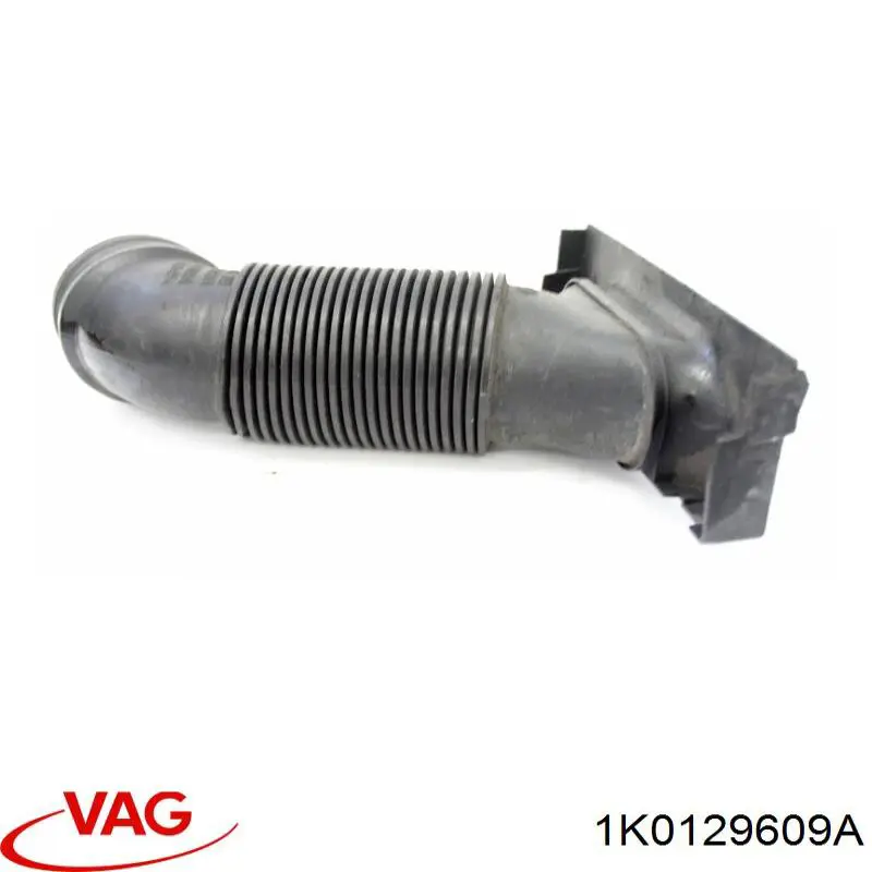 1K0129609A VAG Cano derivado de ar, entrada de filtro de ar