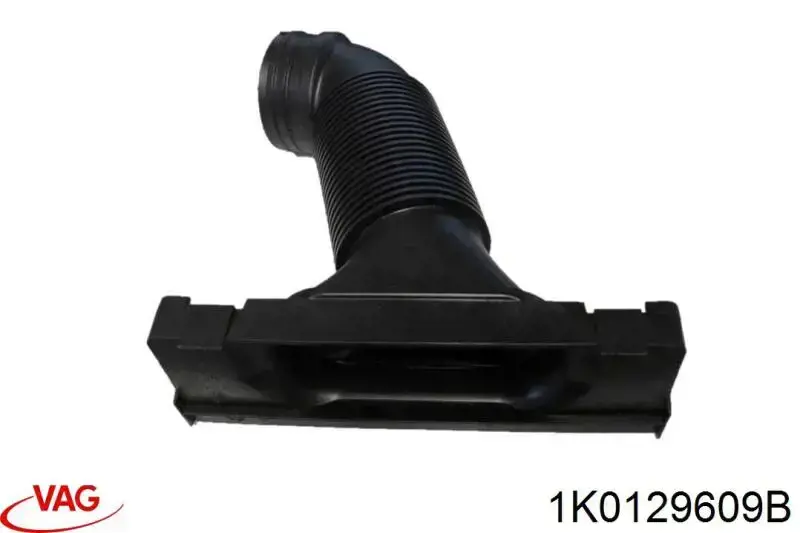 1K0129609B VAG Tomada de ar de filtro de ar