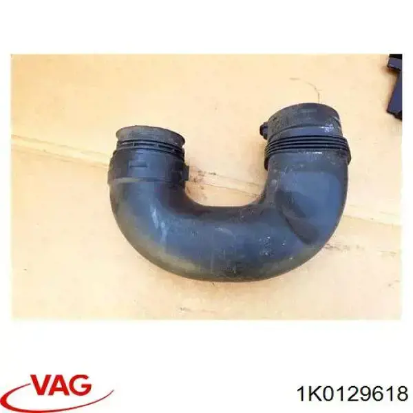 1K0129618 VAG Cano derivado de ar, saída de filtro de ar