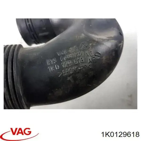Cano derivado de ar, saída de filtro de ar 1K0129618 VAG
