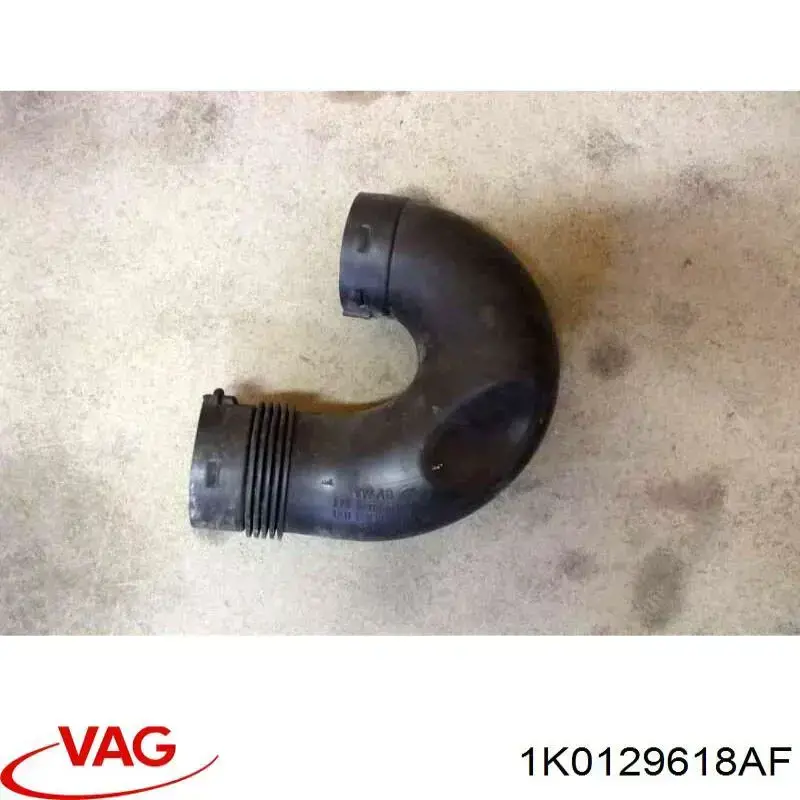 1K0129618AF VAG Cano derivado de ar, entrada de filtro de ar
