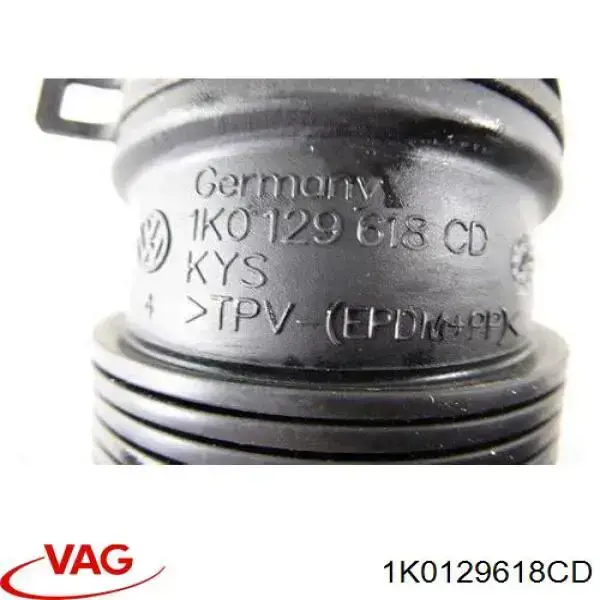 Cano derivado de ar, entrada de filtro de ar VAG 1K0129618CD preço, a partir de 45,67 USD