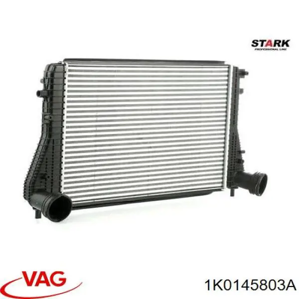 1K0145803A VAG Radiador de intercooler
