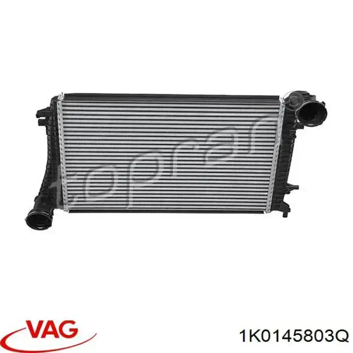 1K0145803Q VAG Radiador de intercooler