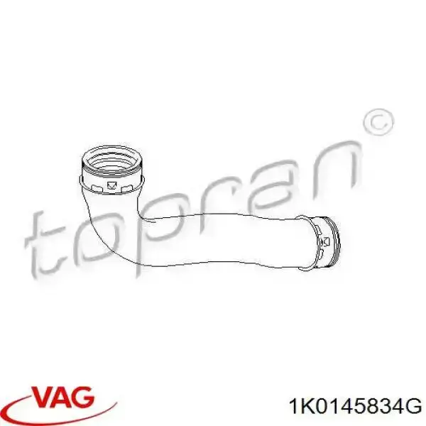 Compre 1K0145834G VAG Mangueira (cano derivado) de intercooler