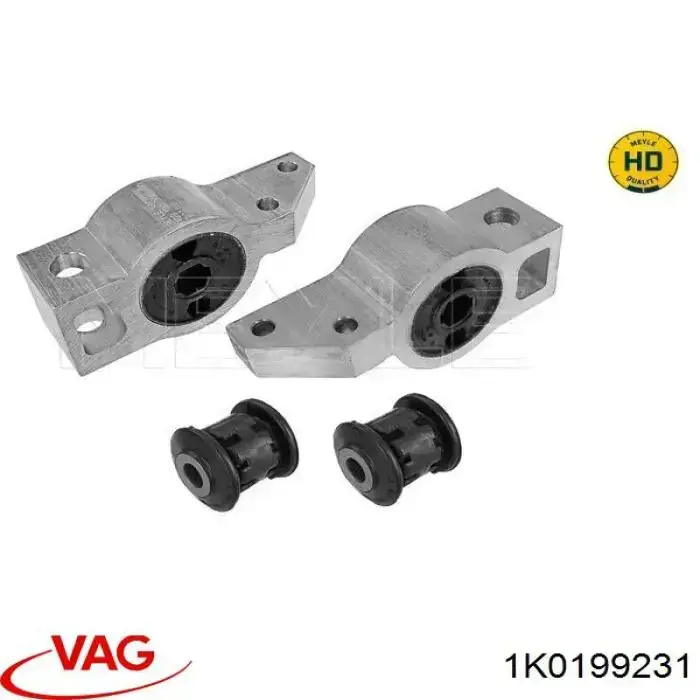 Compre 1K0199231 VAG Bloco silencioso dianteiro do braço oscilante inferior