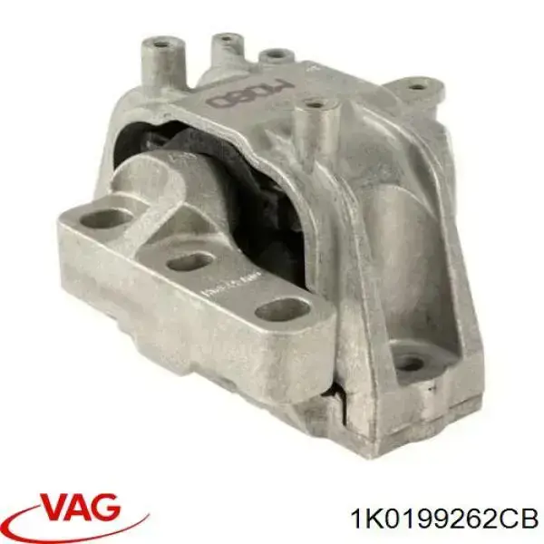 Coxim (suporte) direito de motor VAG 1K0199262CB preço, a partir de 73,64 USD