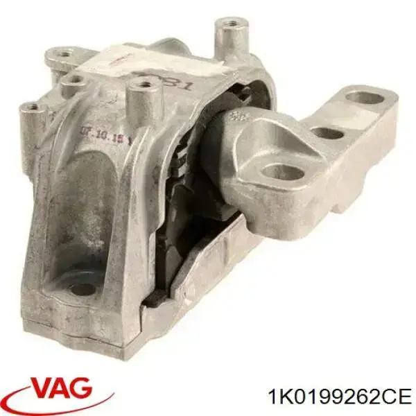 1K0199262CE VAG Coxim (suporte) direito de motor