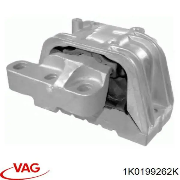 1K0199262K VAG Coxim (suporte) direito de motor