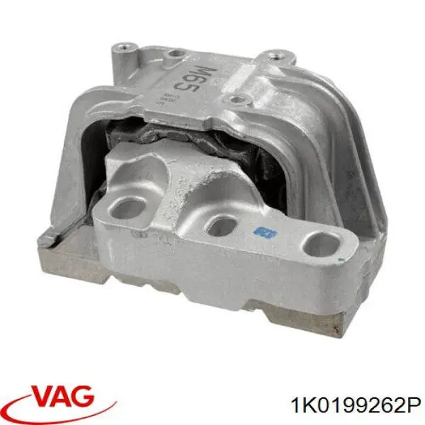1K0199262P VAG Coxim (suporte) direito de motor