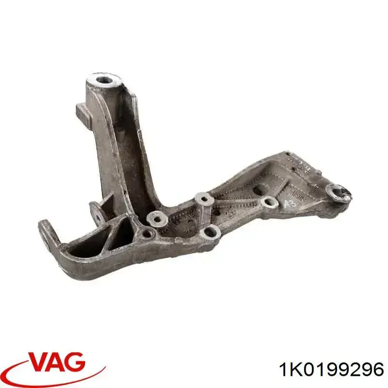 1K0199296 VAG Braço oscilante inferior direito de suspensão dianteira