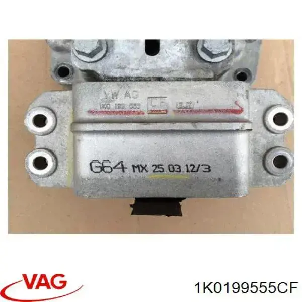 1K0199555CF VAG Coxim (suporte) esquerdo de motor