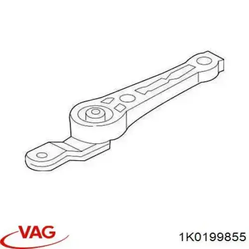 Consola de coxim (apoio) traseira de motor VAG 1K0199855